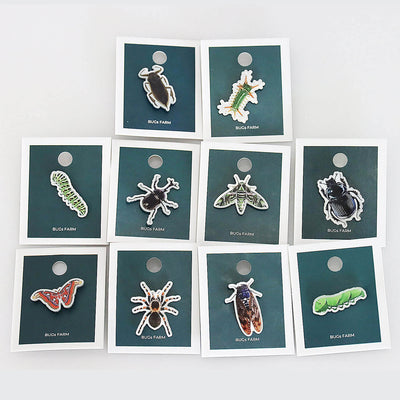 昆虫ピンバッジ(pins)